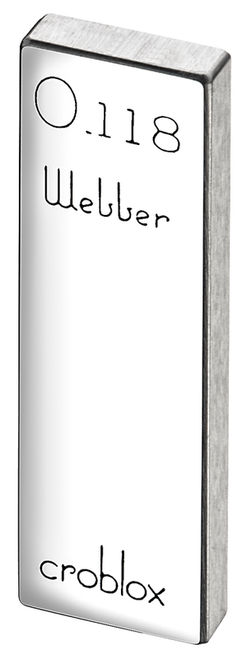 RC .118 A1 Rectangular croblox® Gage Block