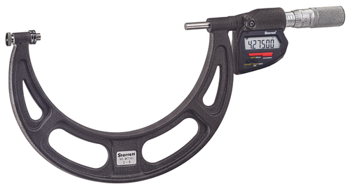 W714.1AAFLZ 0-4" Wireless Electronic Interchangeable Anvil Micrometer