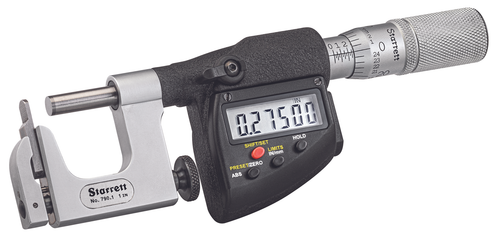 790.1AFL-1 Electronic Multi-Anvil Micrometer with Round and Flat Anvil