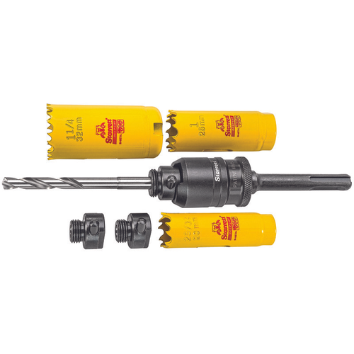 A6-11 Kwik Change Arbor kit with Deep Cut Hole Saws