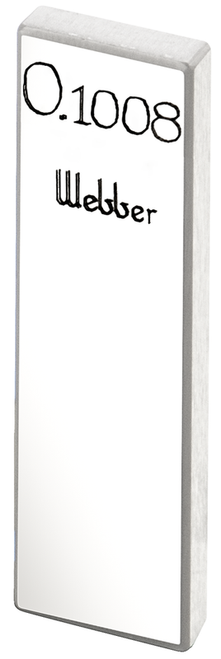 RY .1008 A1 Rectangular Gage Block