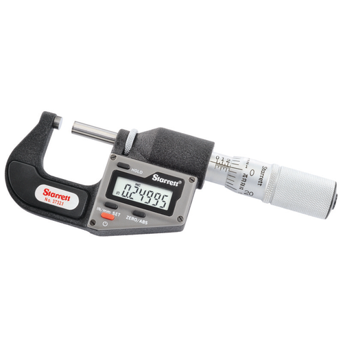 3732.1XFL-1 Inch/Metric Electronic Micrometer without Output
