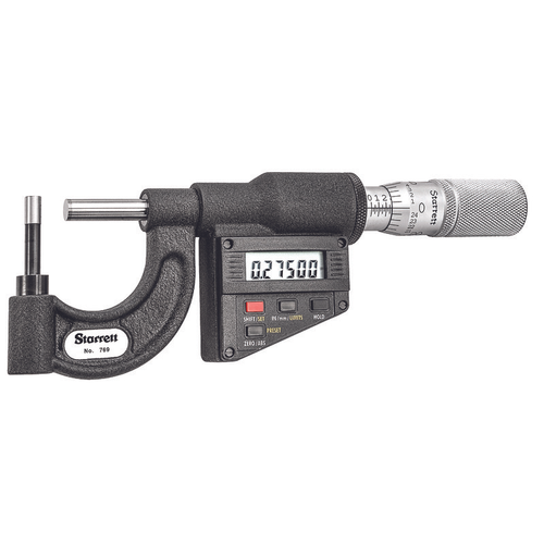 769AXFL OUTSIDE MICROMETER, ELECTRONIC, 0-1"