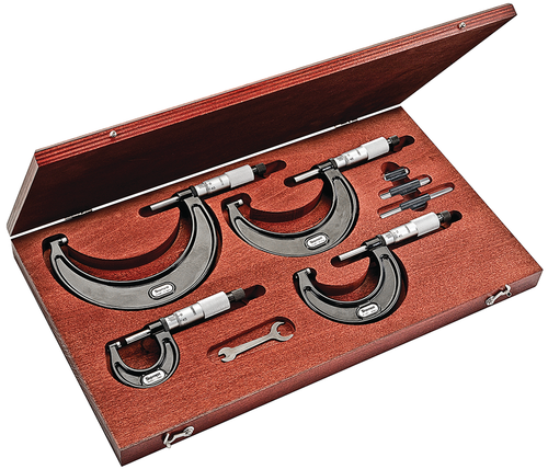S436.1MBRLZ Outside Micrometer Set