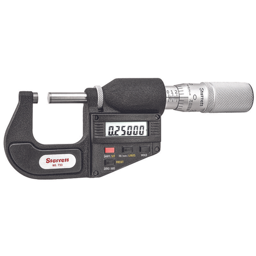 733XFL-1 MICROMETER, ELECTRONIC, 0-1"