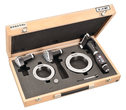 S770XTFZ Electronic Internal Micrometer Set, 3-Point Contact (2-4" (50-100mm) Range)