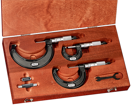 S436.1ARLZ Outside Micrometer Set