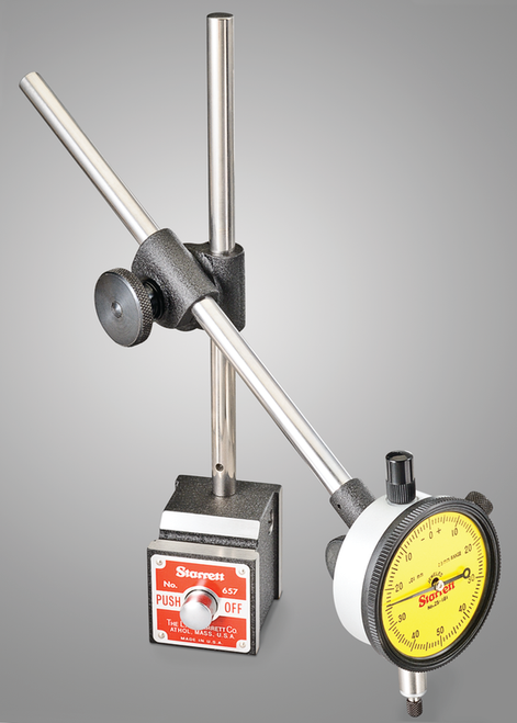 657ME Set Including Magnetic Base, Upright Post Assembly and AGD Dial Indicator
