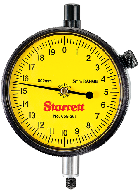 655-261JN/S Dial Indicator with Special Non-Shock Mechanism