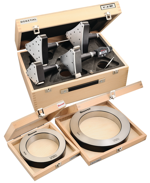 S770XTGZ Electronic Internal Micrometer Set, 3-Point Contact (4-8" (100-200mm) Range)