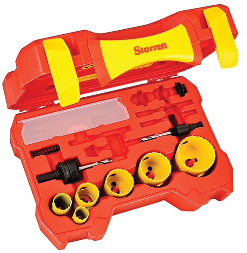 KDP06042-N 10 Piece Bi-Metal Electrician's Hole Saw Kit