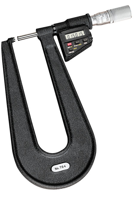 764BXFL SHEET METAL MICROMETER, ELECTRONIC