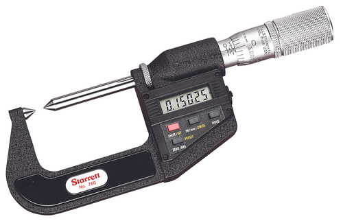 760FL ELECTRONIC SCREW THREAD MICROMETER, 0-1"