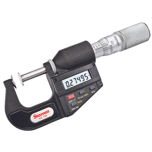 756FL-1 ELECTRONIC DISC MICROMETER, 0-1"