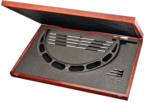 224MJRLZ Interchangeable Anvil Micrometer Set