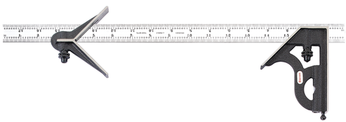 C11HC-18-4R 18" Combination Square with Square and Center Head