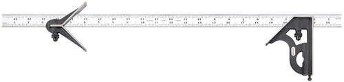 11HC-24-16R 24" Combination Square with Square and Center Head