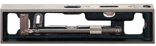 133A Engineers and Plumbers Levels with adjustable incline level, fixed level and plumb