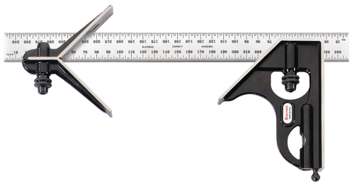 33MHC-300 300mm Combination Square with Square and Center Head