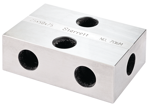 706MAZ Metric Inspection Block 25x50x75 - Single Block
