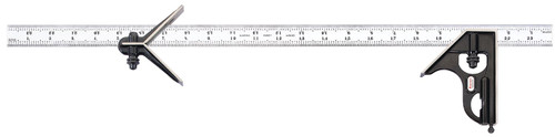 C33HC-24-16R 24" Combination Square with Square and Center Head