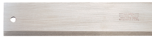 386-12 Draftsmens Steel Straight Edge with Bevel Edge