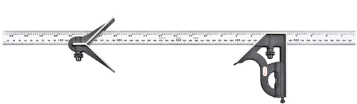 11MHC-600 600mm Combination Square with Square and Center Head
