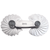178B Fillet or Radius Gage, Inch Reading, 7/64-1/2" Range (Concave and Convex), 64ths Increments, 32 Leaves