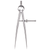 277-6 Toolmakers' Spring-Type Caliper and Divider, 6" Size and Capacity, Solid Nut, Round Leg