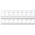 C404R-72 Heavy Spring Tempered Steel Rule with Inch Graduations