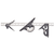435-18-4R 18" Combination Set with Square, Center and Reversible Protractor Head and Blade