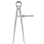 274-6 Toolmakers' Spring-Type Caliper and Divider, Inside, 6" Size and Capacity, Solid Nut, Round Leg