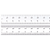 C404R-48 Heavy Spring Tempered Steel Rule with Inch Graduations