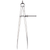83B-12 Yankee Spring-Type Dividers, 12" Size and Capacity, Quick-Spring Nut, Flat Leg