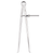 73B-12 Yankee Spring-Type Calipers, Inside, 12" Size and Capacity, Quick-Spring Nut, Flat Leg