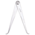 27-6 Caliper, Inside, 6" Size and Capacity, Flat Leg