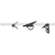 C434-24-16R 24" Combination Set with Square, Center and Reversible Protractor Head and Chrome Finish Blade