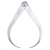 26-6 Outside Caliper, 6" Size and Capacity, Flat Leg