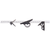C434ME-600 600mm and 23-1/2" Combination Set with Square, Center and Reversible Protractor Head and Blade