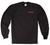 Part No. BLST-XL:    XL Long Sleeve Black T-Shirt