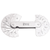 272MA Fillet or Radius Gage, 0.75-5mm Range (Concave and Convex), 0.25mm Increments, 18 Leaves, Millimeter Reading