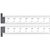 CH416R-24 Heavy Spring Tempered Steel Rule with Inch Graduations