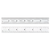C604R-6 Spring-Tempered Steel Rule with Inch Graduations