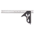 C33MH-300 300mm Combination Square with Square Head, Chrome Finish Blade