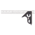 C33MEH-300 300mm and 11-3/4" Combination Square with Square Head, Chrome Finish Blade