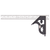 C11MEH-300 300m and 11-3/42" Combination Square with Square Head, Chrome Finish Blade