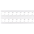 C416R-72  Heavy Spring Tempered Steel Rule with Inch Graduations