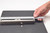 C604RE-12 Spring Tempered Steel Rule with Inch Graduations