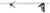 33MHC-600 600mm Combination Square with Square and Center Head, Chrome Finish Blade
