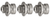 A3-4 ULTI-MATE Hole Saw Adaptors, for Hole Saws 1-1/4'' - 4''